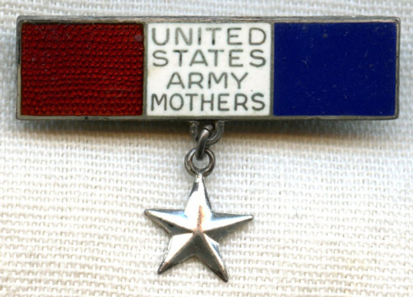 Beautiful WWII US Army Mothers Membership (Son-in-Service) Pin