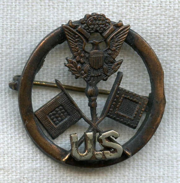 WWI US Army Signal Corps Sweetheart Pin<p> NO LONGER AVAILABLE