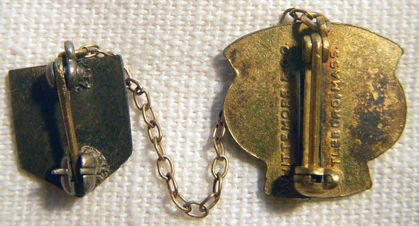 Sterling WWII US Army 43rd Division Sweetheart Pin by Whittemore