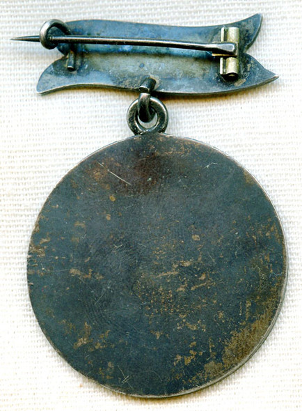 Beautiful 1871 Hand-Engraved Silver Shooting Medal from Germantown Gun Club (GGC)