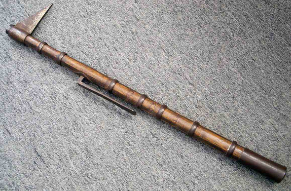 Edo Period (Late 18th-Early 19th C.) Japanese ÒTomiguchiÓ Fireman's Axe/Samurai Weapon