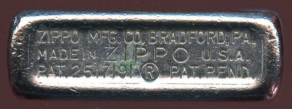 Circa 1954 Zippo Lighter with Factory-Engraved Fly Fishing Scene