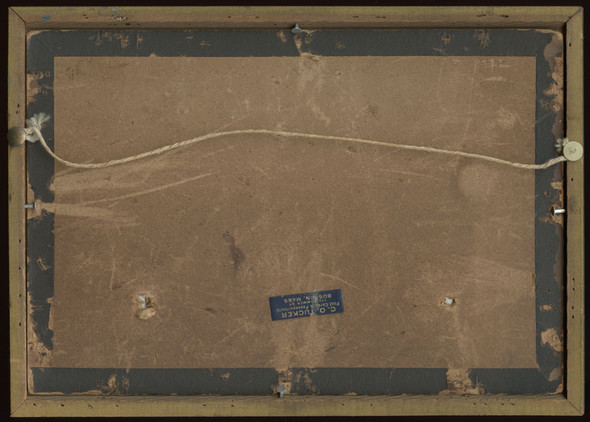 1920s Hand-Tinted Photo of Biplane from Framingham, Massachusetts