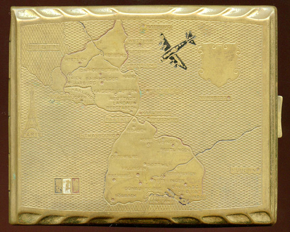 1930s French Aviation Cigarette Case