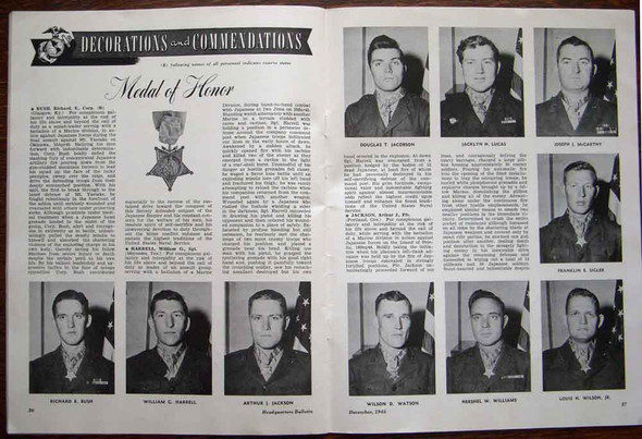 December 1945 United States Marine Corps Headquarters Bulletin No. 242