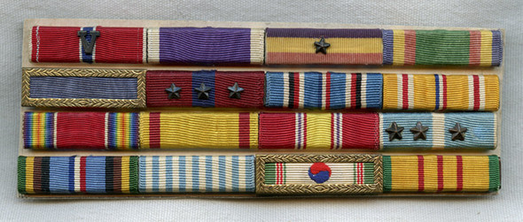 US Marine Corps Ribbon Bars From WWII to Vietnam War