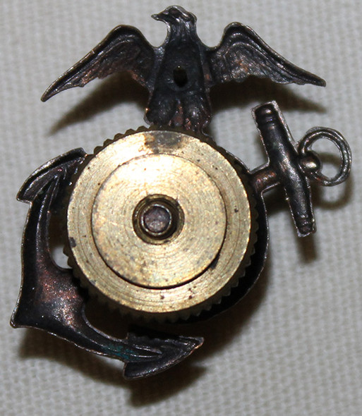 Late WWII USMC Officer Undress Greens Collar EGA Unmarked by Meyer