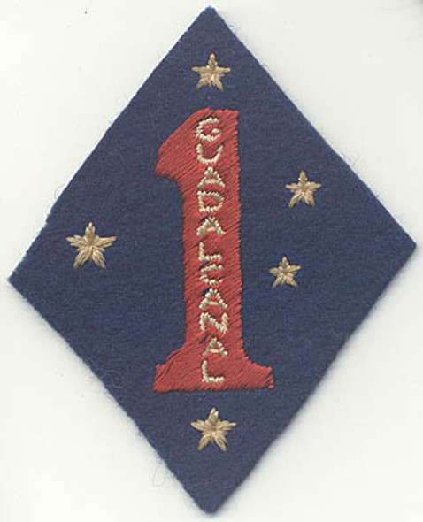 WWII Australian-Made 1st Marine Division Patch