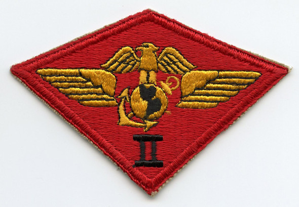 WWII Green Back US 2nd Marine Aircraft Wing (MAW) Patch