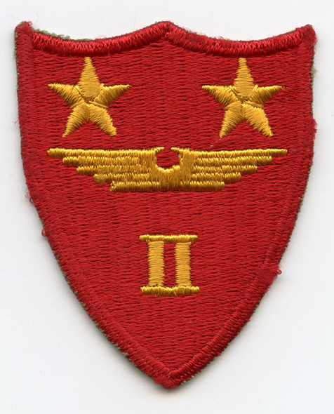 WWII 2nd Marine Aircraft Wing (MAW) Shoulder Patch with Bold Numerals