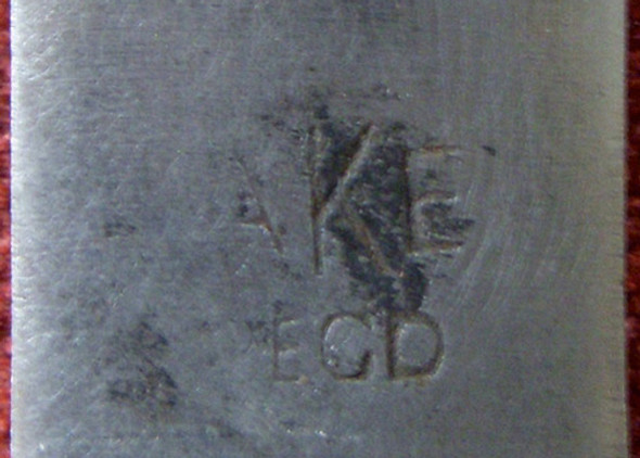 WWII New Zealand-Made Fighting or Knuckle Knife Carried by US Marine D. Dixon Maker Mark