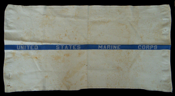 Scarce World War II US Marine Corps Hand Towel