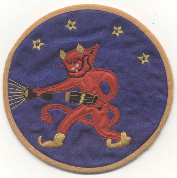 Ultra-Rare Chinese-Made WWII US Marines Night Fighting Squadron 533 Patch