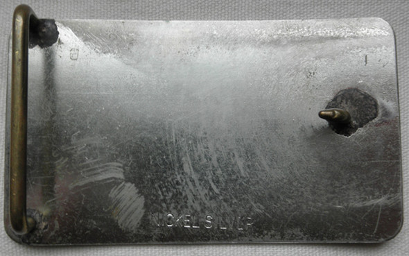 Early 1950s Harley Davidson Belt Buckle in Nickeled Silver<p> NO LONGER AVAILABLE