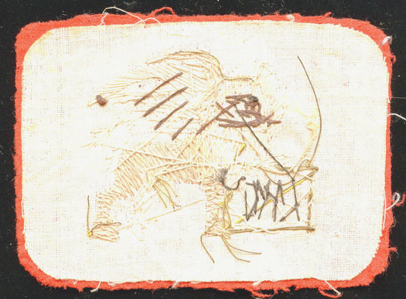 Extremely Rare 1917-18 American Red Cross (ARC) in Italy Bullion Shoulder Patch