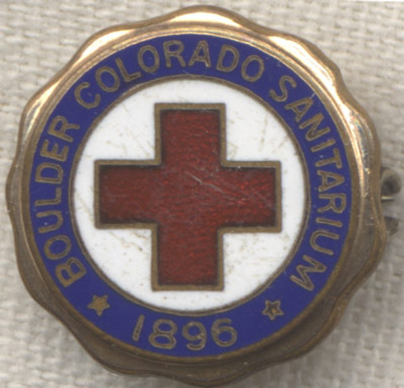 Boulder, Colorado Sanitarium 1920 Nursing Graduation Pin