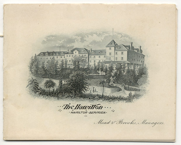 1890s Brochure for The Hamilton Hotel Bermuda