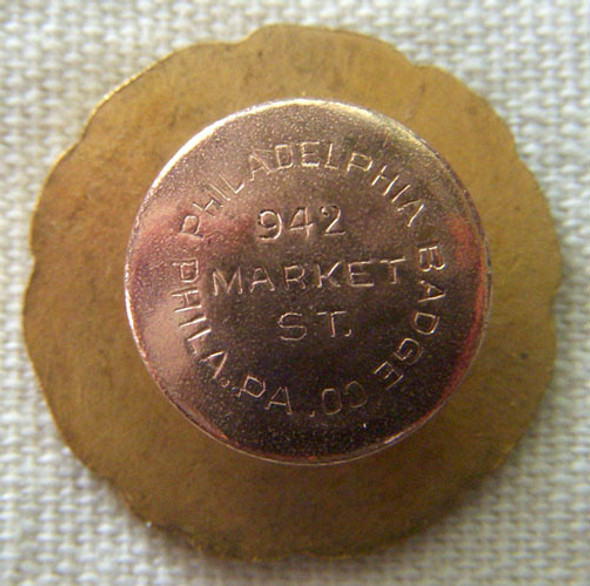 Minty WWI US Shipping Board (USSB-EFC/AISC) Hog Island, PA Worker Badge on Card