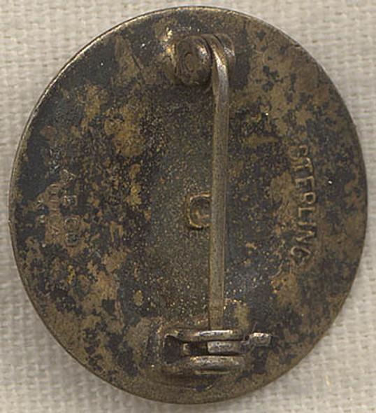 Sterling WWII Merchant Marine Officers Badge by A.E. Co.