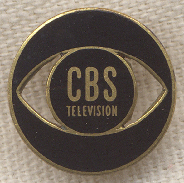 Rare and Great Early CBS Television "The Eye" Lapel Pin