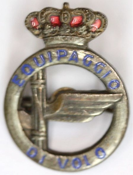 Italian Air Force Enameled Air Crewman's Badge III