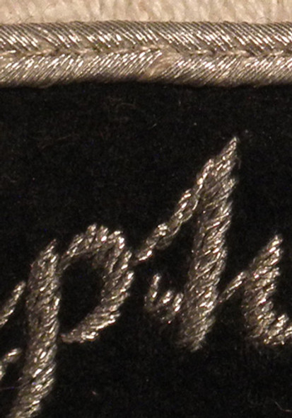 WWII Nazi Officer's Cuff Title for the Fuhrer-Hauptquartier, Hitler's Personal Bodyguard BN