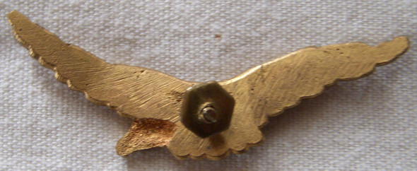 Very Rare 1930s Portuguese Air Force Officer Cap Badge