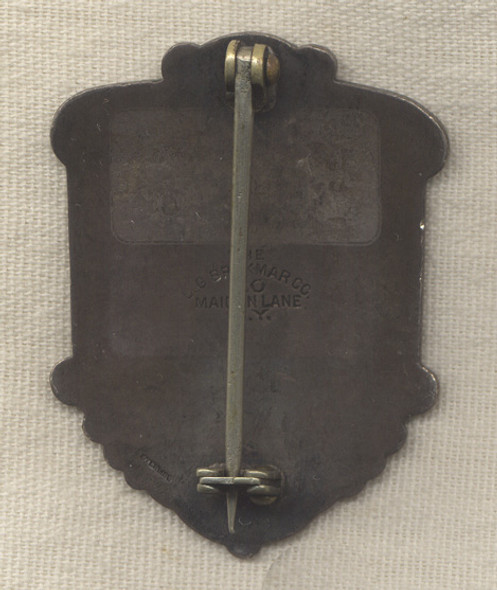 Ca 1900 Sterling Silver New York State Dept. of Labor Inspector Badge