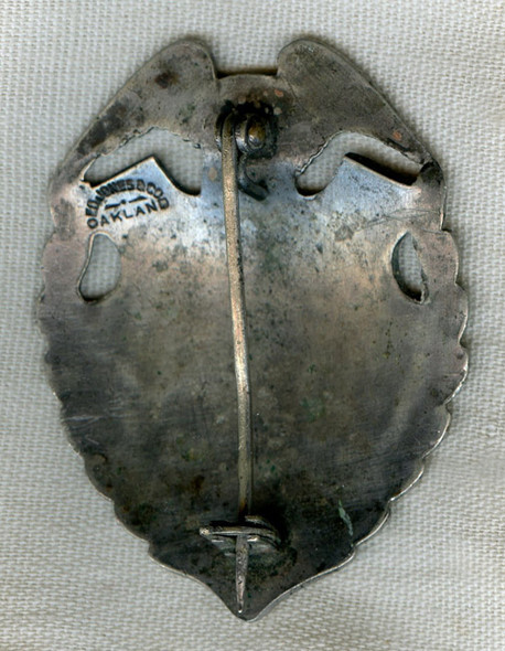 Nice Old 1920s-1930s Alameda Co., California Special Deputy Sheriff Badge by Ed Jones & Co.