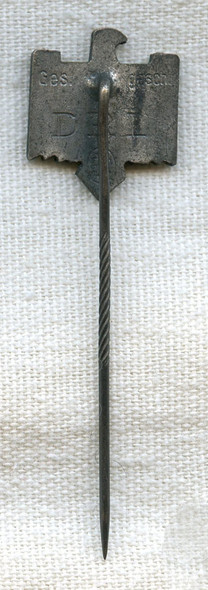 Nicely Marked German DRL Member Stick Pin <p> NO LONGER AVAILABLE