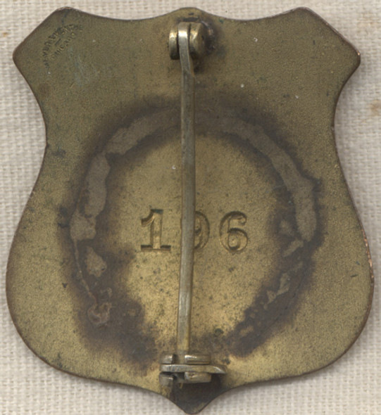 1930s United States Civil Aeronautics Authority Inspector Badge (Stamped 196)