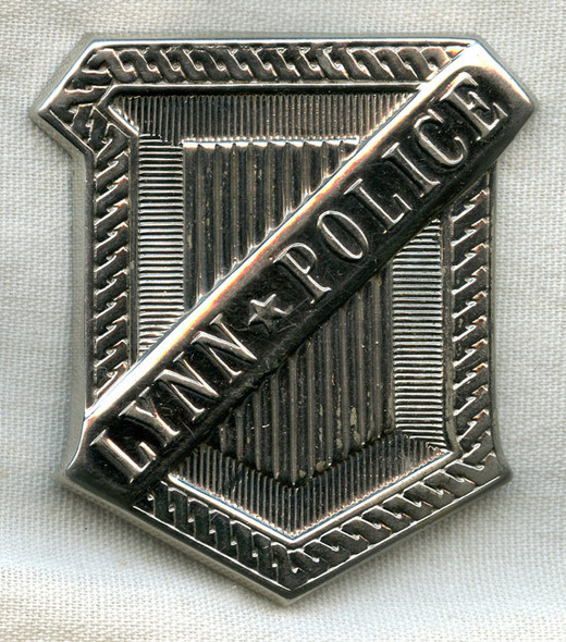 Circa 1910s Lynn, Massachusetts Police Radiator Badge <p> NO LONGER AVAILABLE