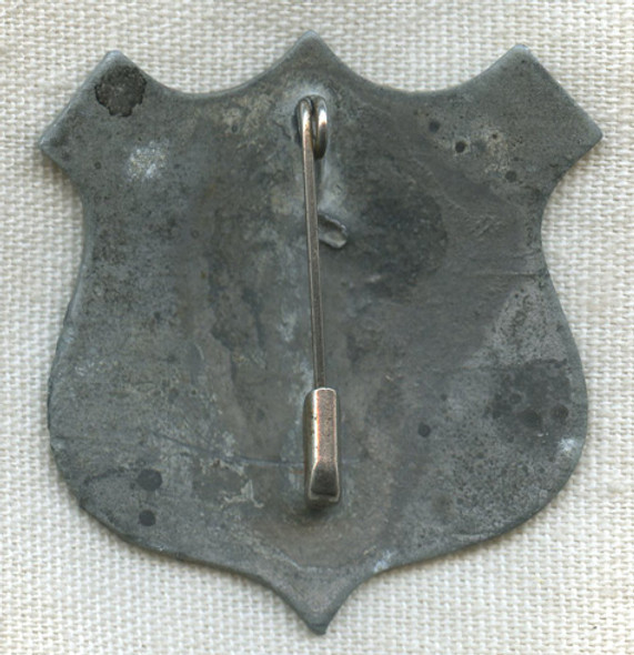 WWII Air Raid Warden Badge from Dedham, Massachusetts