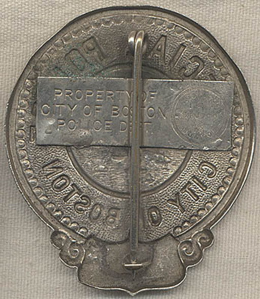 Circa 1900 City of Boston, Massachusetts Special Police Badge #1565