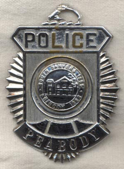1920s Peabody, Massachusetts Police Badge