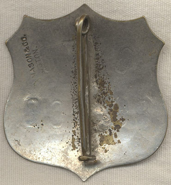 1880s-1890s Bath, Maine Police Badge