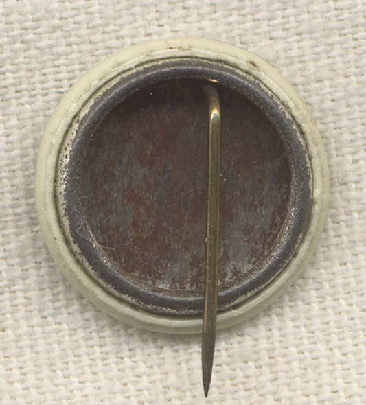 Rare 1930s Jewish Anti-Hitler Celluloid Pin