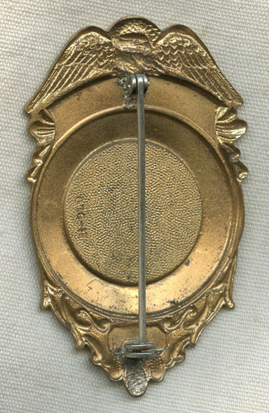 Beautiful Late 1950s Brookline, NH Police Chief Badge by Blackinton