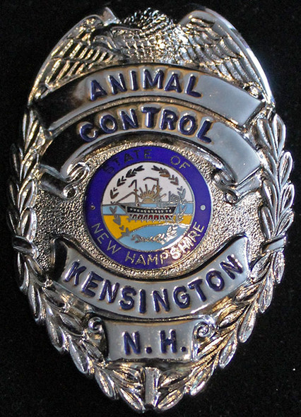 1970s-80s Animal Control Officer Badge Kensington, NH by Blackinton