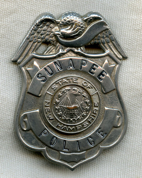 Circa Early 1950s Sunapee, New Hampshire Police Badge
