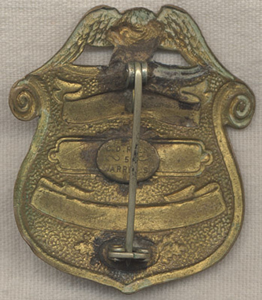 1900s-1910s Merrimack County, New Hampshire Deputy Sheriff Badge