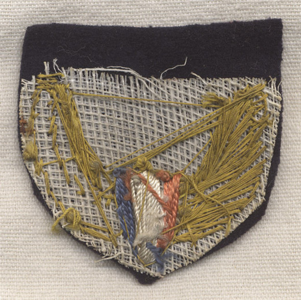 Very Rare 1920s New York City Police Aviation Section Hat Badge in Bullion