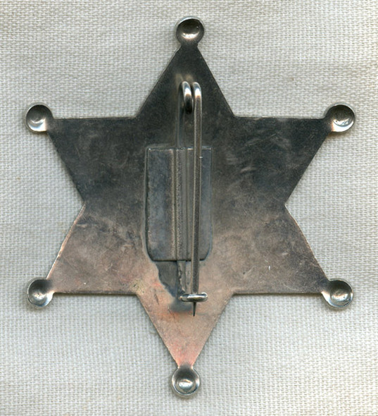 1930s "Stock" Special Police Badge as Used in Baltimore, Maryland Railroad Yards