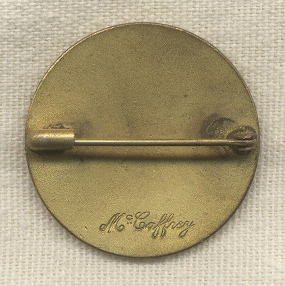 Large, Early US Navy League (USNL) Supporter Enameled Badge