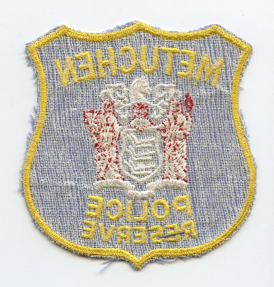 Circa 1960s Metuchen, New Jersey Police Reserve Patch