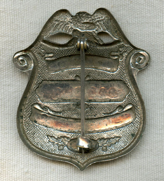 Great Old Criminologist Badge Worn by Bryant B. Barron