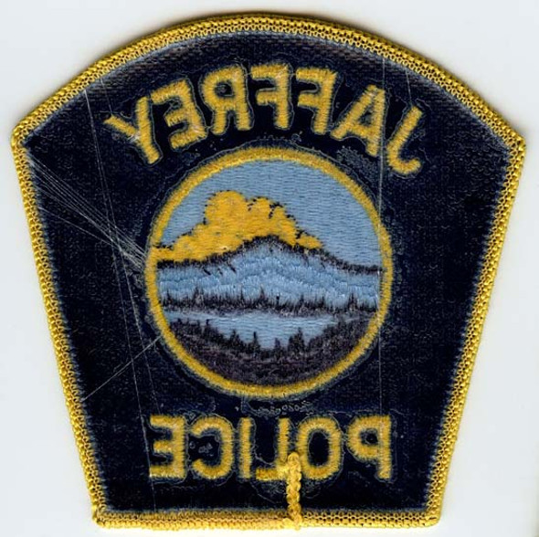 Late 1970s Jaffrey (New Hampshire) Police Patch