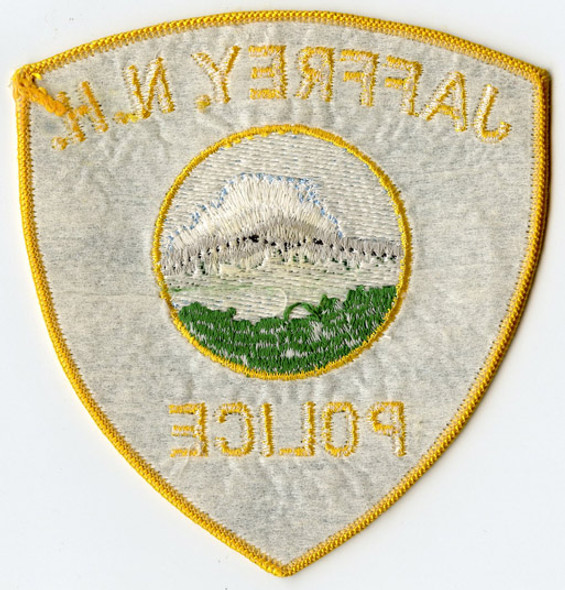 Late 1980s Jaffrey (New Hampshire) Police Patch