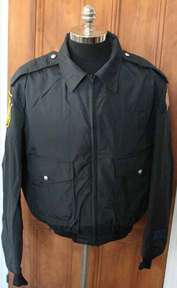Cool 1980's-90's Reversible Police Windbreaker from Haverhill, MA