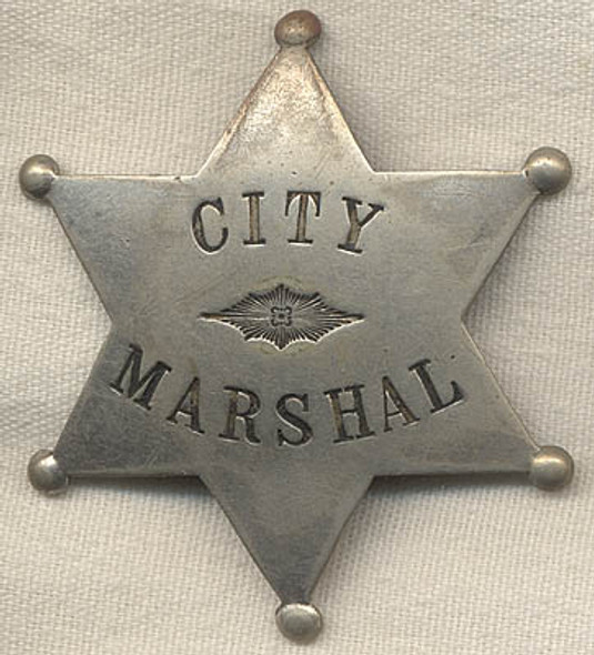 Nice Old Stock City Marshal 6-Point Star
